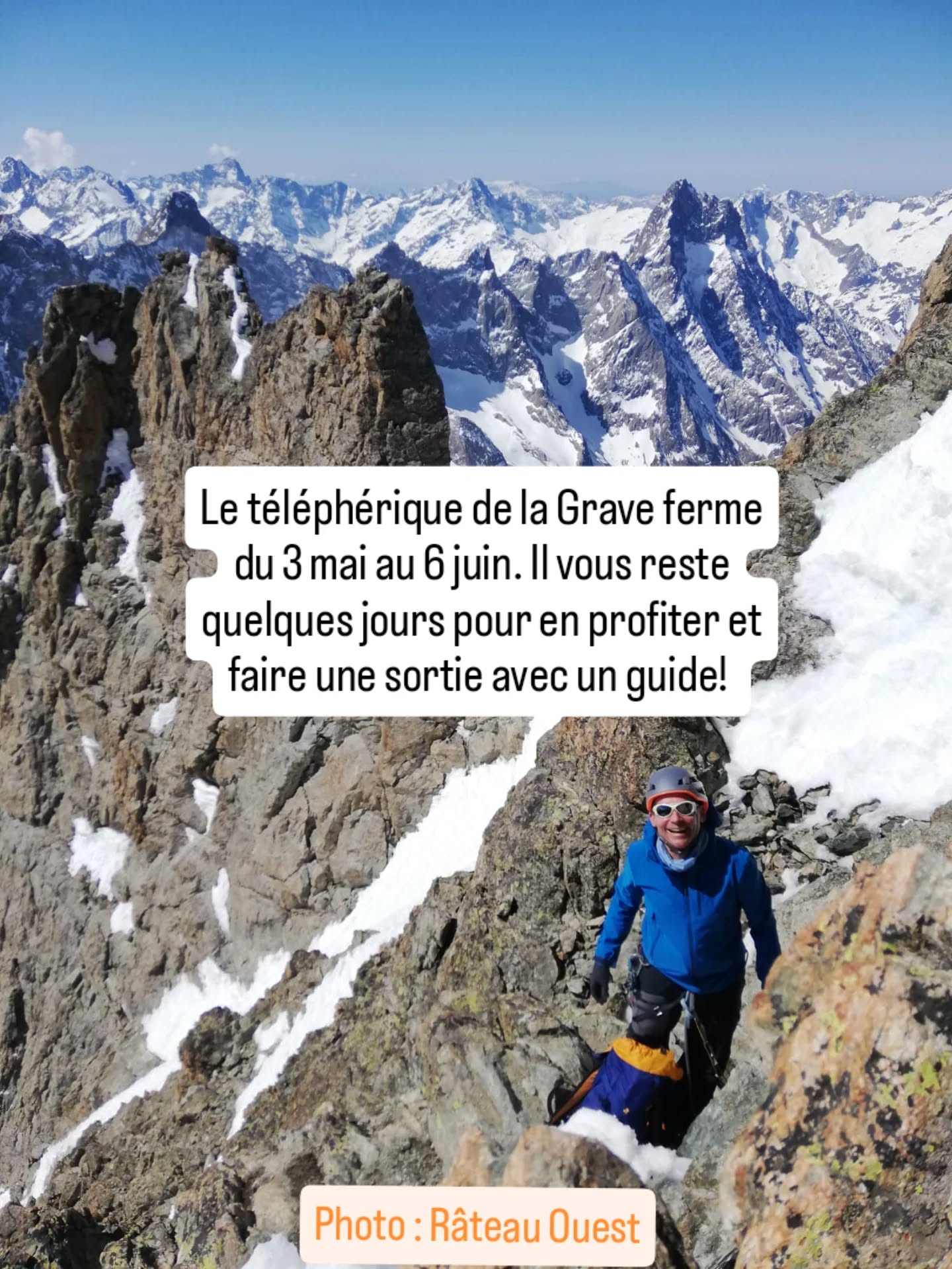 Alpinisme hivernal, ski Hors piste, raid à ski au départ du téléphérique...